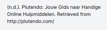 apa voorbeeld